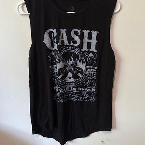 Johnny Cash tank top
